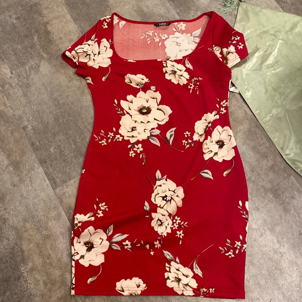 Shien Red Dress